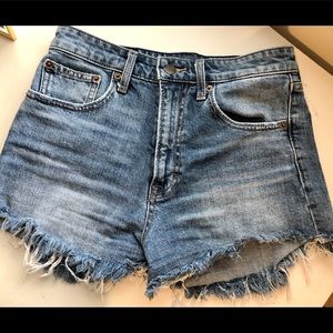 High waisted Lucky Brand jean shorts
